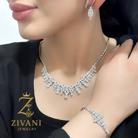 سرویس نقره زنانه فلاور و اشک