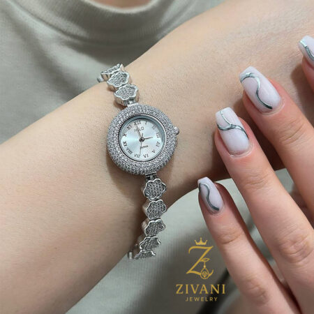 ساعت نقره زنانه ونکلیف