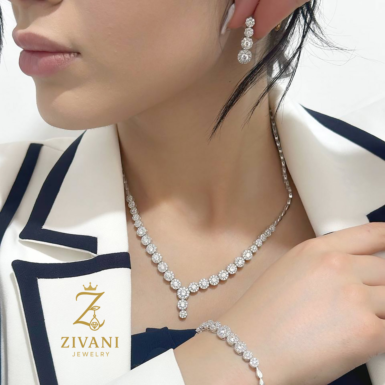 سرویس نقره زنانه فلاور