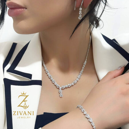 سرویس نقره زنانه فلاور