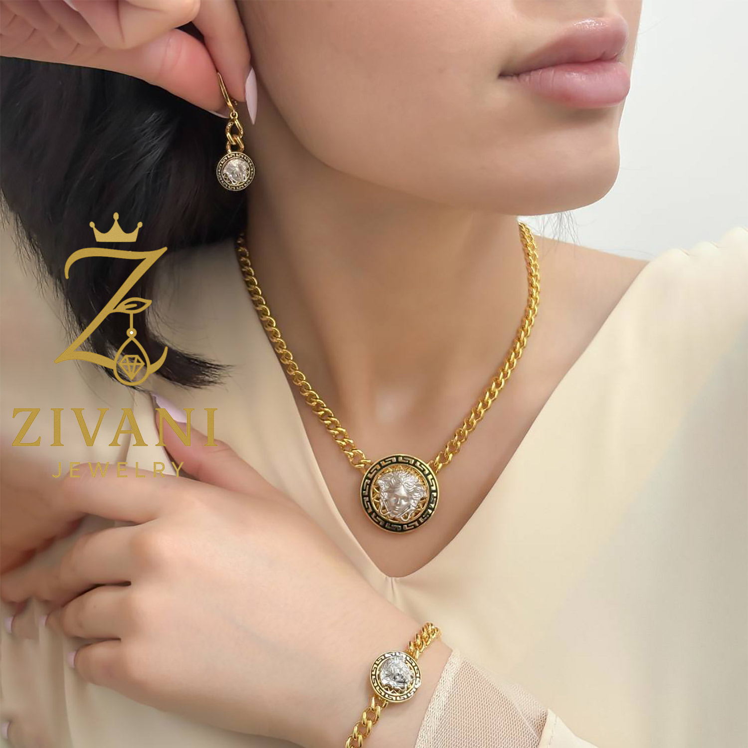 سرویس نقره زنانه ورساچه