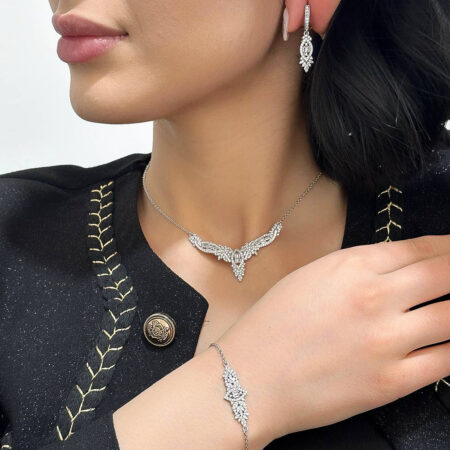 سرویس نقره عروس مشابه طلا