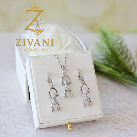 نیم ست نقره تیفانی