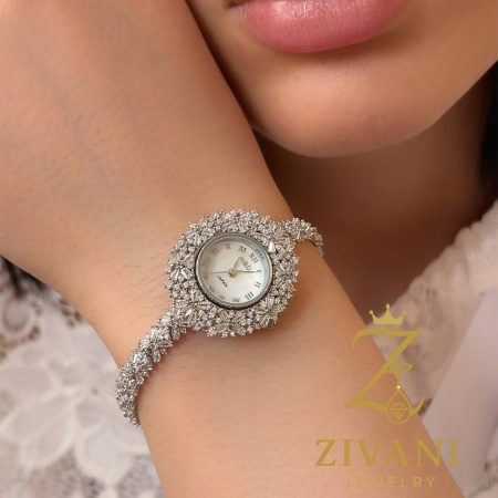 ساعت نقره زنانه ظریف