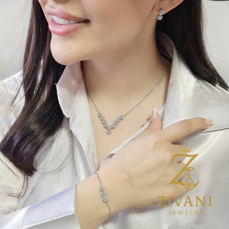 سرویس نقره زنانه فلاور