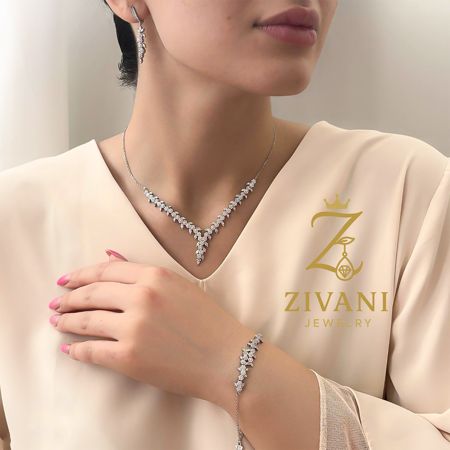 سرویس نقره زنانه فلاور و مارکیز