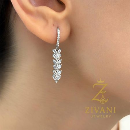 سرویس نقره زنانه نگین دار