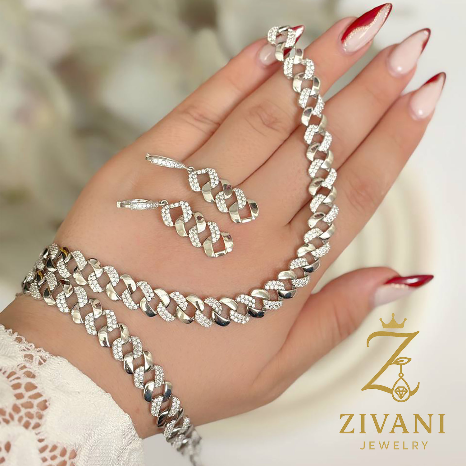 سرویس نقره زنانه کارتیر