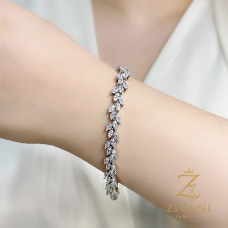 دستبند نقره زنانه مارکیز zi-b-58 عکس اصلی