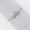 دستبند-نقره-زنانه-آسانسوری-پروانه-zi-b-74