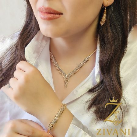 سرویس نقره زنانه طلایی