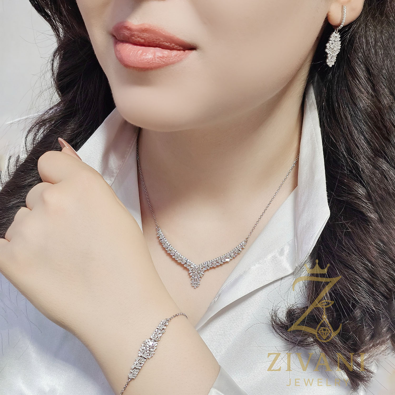 سرویس نقره زنانه زنجیری