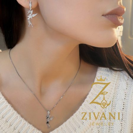نیم ست نقره زنانه فرشته