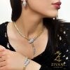سرویس نقره زنانه مدل بولگاری