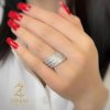 خرید انگشتر-نقره-زنانه-4-ردیفه-zi-r-34