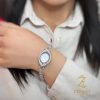ساعت نقره زنانه مارکیز صفحه بیضی zi-w-31 عکس روی دست