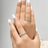 حلقه ست نقره طرح هندسی - zi-h-20 - 1